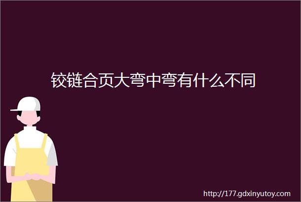 铰链合页大弯中弯有什么不同